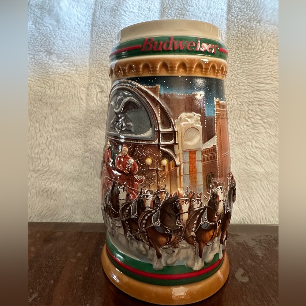 1997 budweiserbeer mug